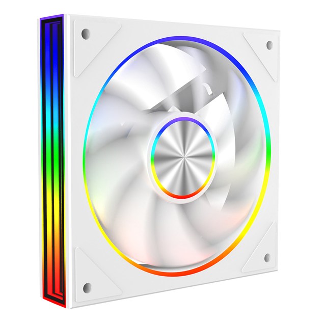 CiT Saturn 120mm ARGB White 4pin PWM PC Cooling Infinity Fan